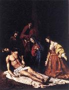 TOURNIER, Nicolas Entombment wt oil painting